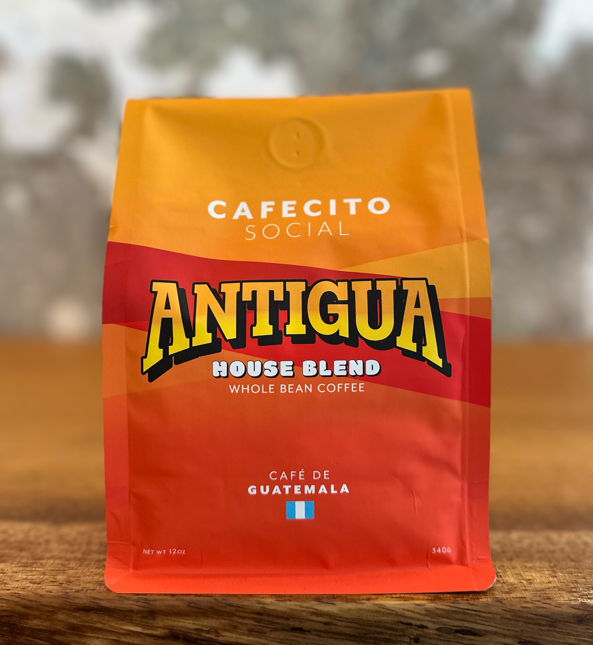 Antigua House Blend coffee bag – Cafecito Social smooth & balanced Guatemalan coffee beans