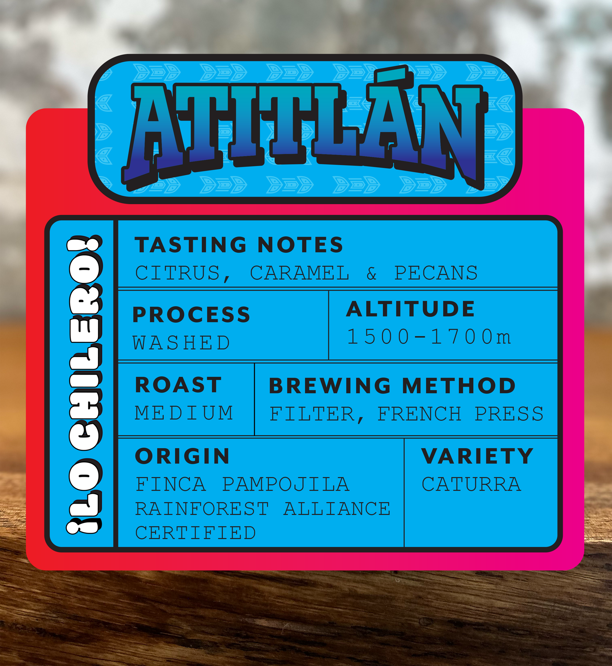 Atitlán Guatemalan coffee specs – Cafecito Social citrus & caramel coffee beans