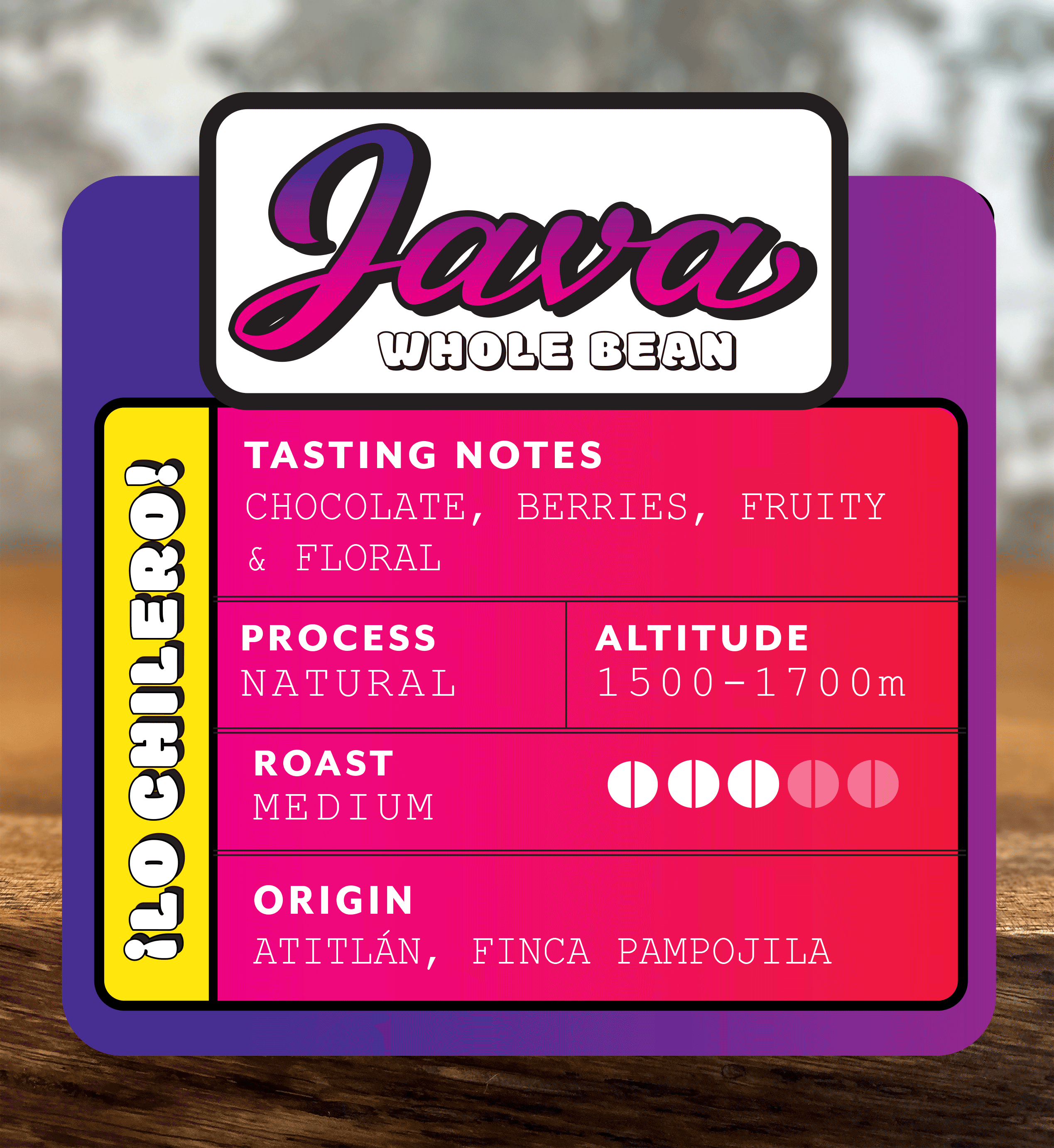 JAVA ANAEROBIC NATURAL COFFEE